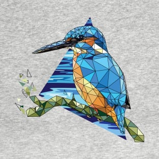 Low poly Kingfisher T-Shirt